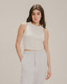 Tank Top Rib Azul,BLANCO HUESO